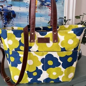 FLASH SALE! Maika Goods Blue and Yellow Floral Essential Tote